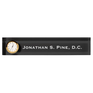 Plaque signalétique de bureau personnalisée par