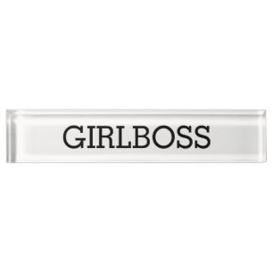 Plaque signalétique de GIRLBOSS