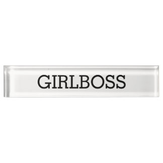 Plaque signalétique de GIRLBOSS