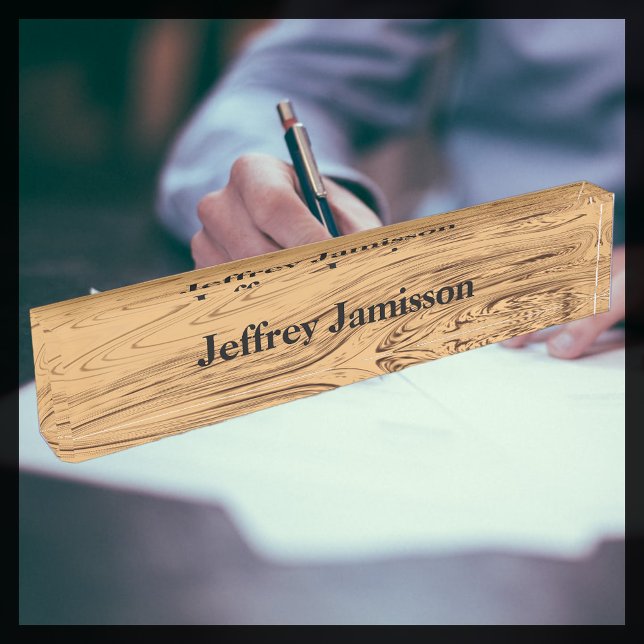 Plaque signalétique du bureau en acrylique, spiral (Créateur téléchargé)