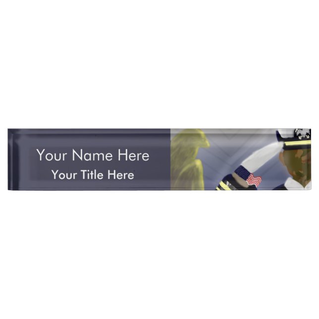 Plaque signalétique du bureau militaire des ancien (Devant)