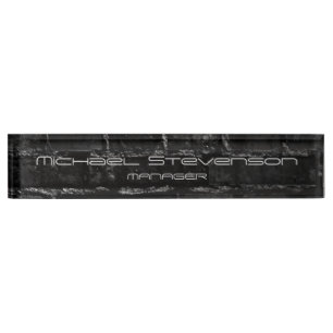 Plaque signalétique élégante du bureau moderne en