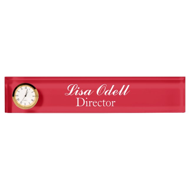 Plaque signalétique faite sur commande de bureau (Devant)