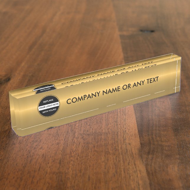 Plaque signalétique Tempate de bureau de société (Taille)