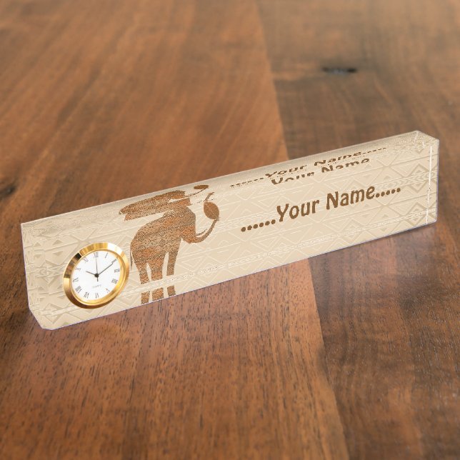 Plaque signalétique tribale de bureau d'art (Taille)
