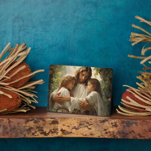 Plaque spirituelle Jésus (Côté)