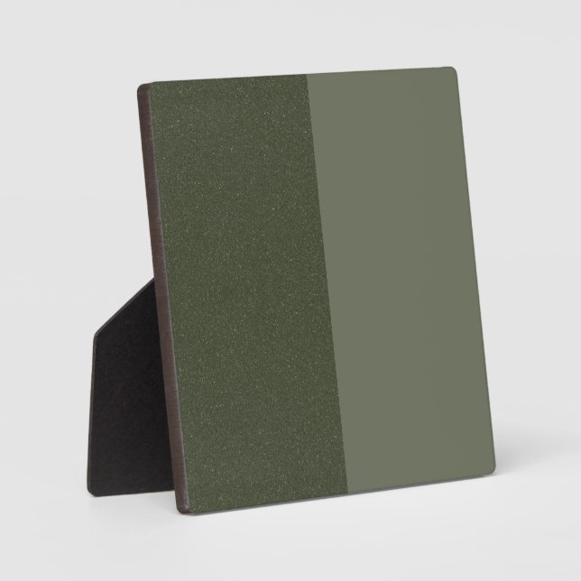Plaque Tabletop personnalisable Moss Green (Recto)