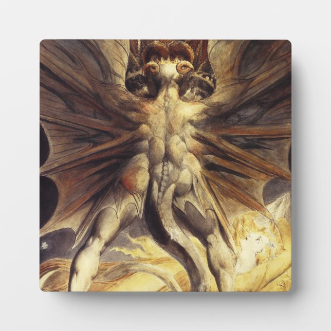 Plaque William Blake Red Dragon (Devant)