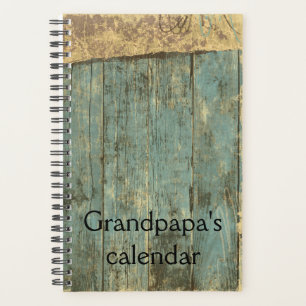 Plaques bleues robustes Planificateur de calendrie