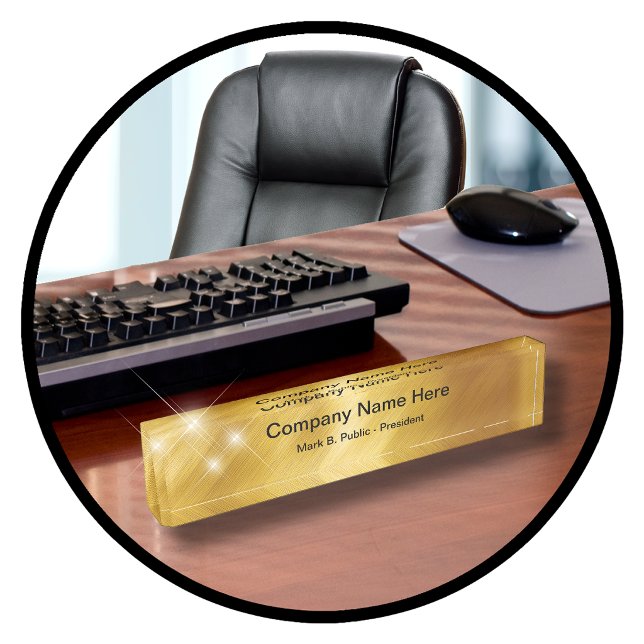 Plaques de bureau de direction élégantes (Créateur téléchargé)