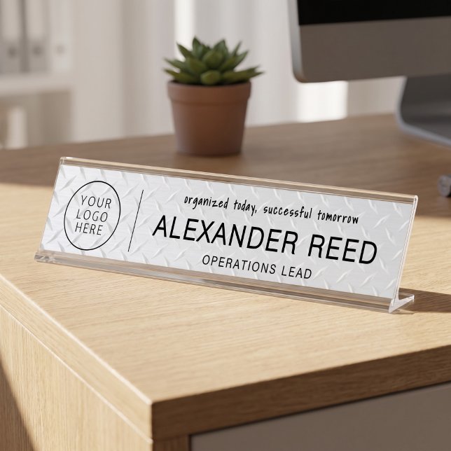 Plaques de nom de logo industrielles robustes arge (Logo Name Plates Industrial Rugged Silver)