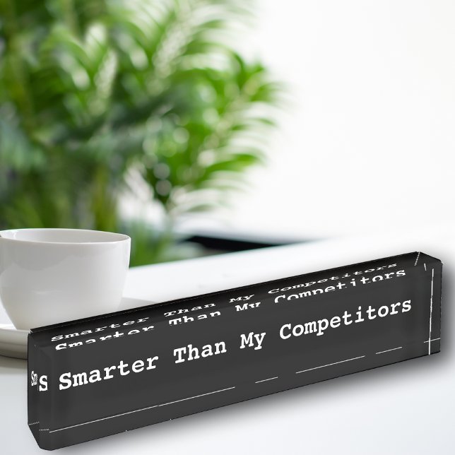 Plaques de nom du bureau exécutif amusant (Créateur téléchargé)