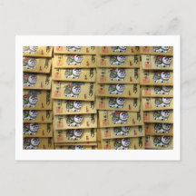 Plaques de prières Lucky Cat : Tokyo, Japon Carte 