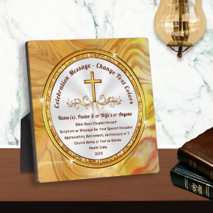 Plaques d'écriture personnalisées, célébrations, n