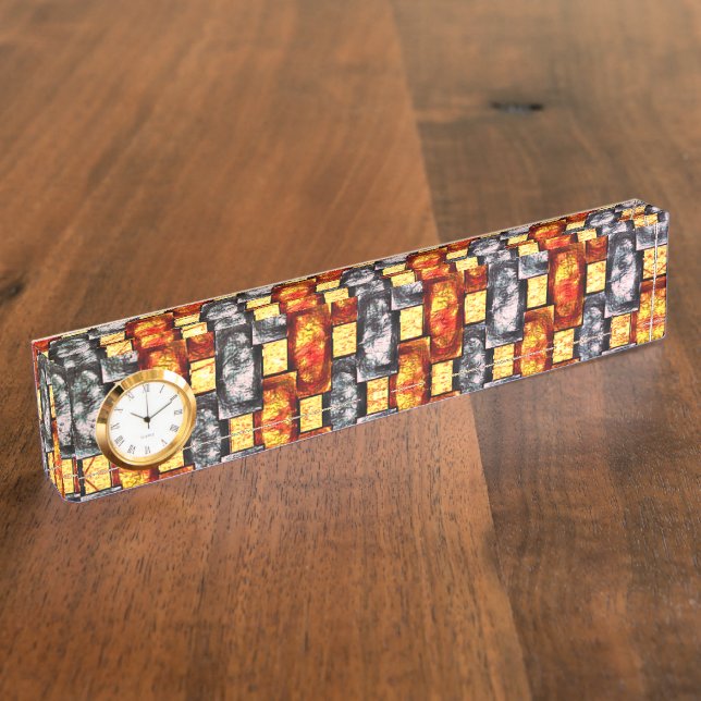 Plaques rectangulaires rouges en vert sculpté et t (Taille)