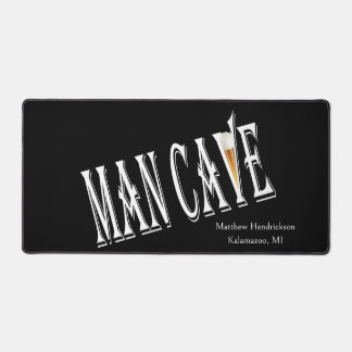 Plaquettes de tapis de bureau Man Cave