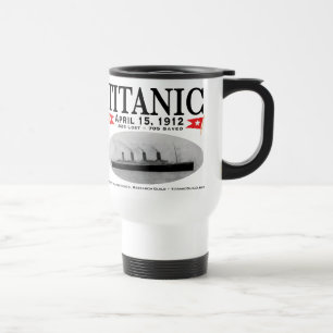 Plastique titanique de tasse de voyage de bateau