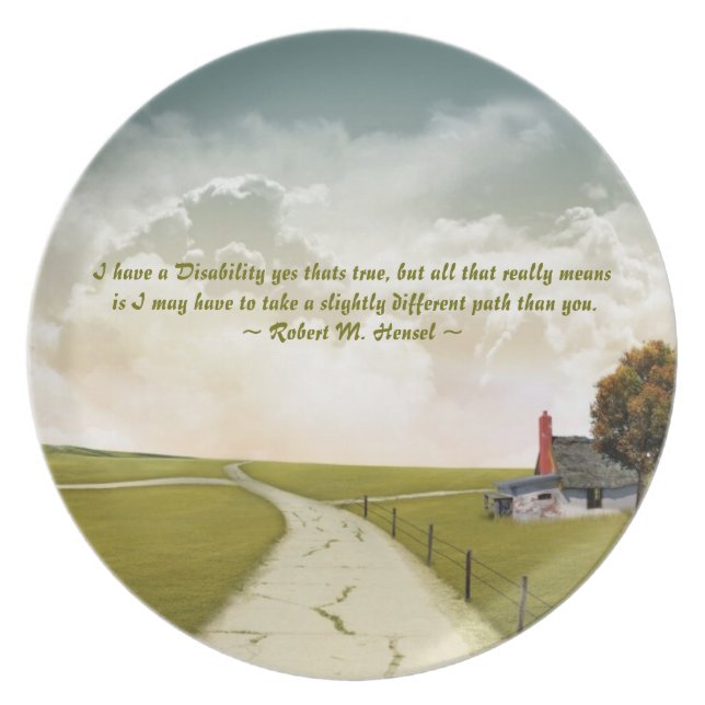 Plat de conscience d'incapacité (Devant)