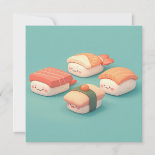 Plat de variété de nigiri de sushi en argile