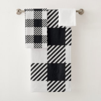 Plat gris | Serviette Checkers