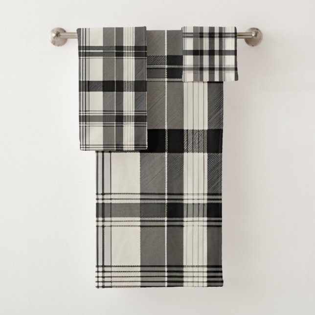 Plat monochrome noir moderne (En situation)