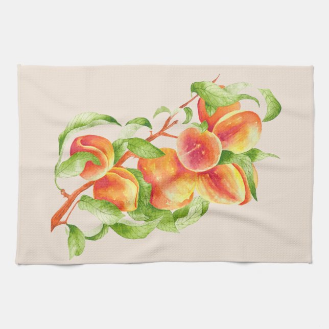 'Plat Paradise' sur une serviette de cuisine (Horizontal)