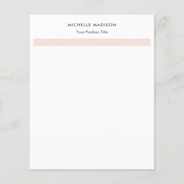Plat professionnel minimaliste tendance (Devant)