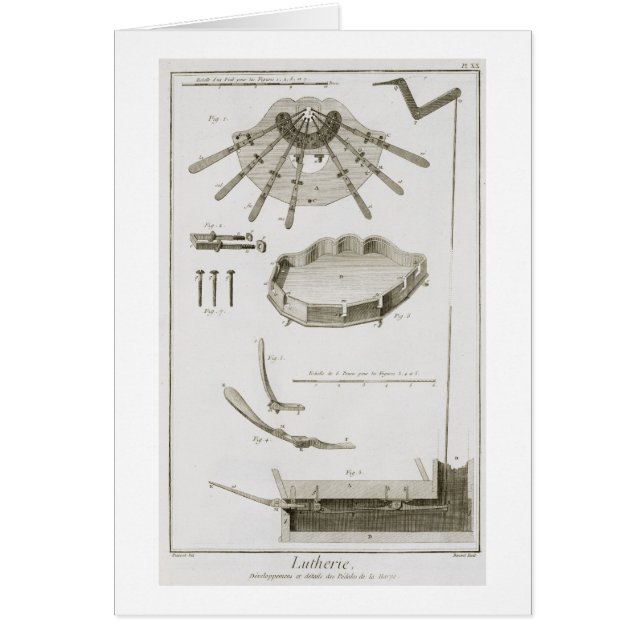 Plat XX : La diffusion et le fonctionnement des (Devant)