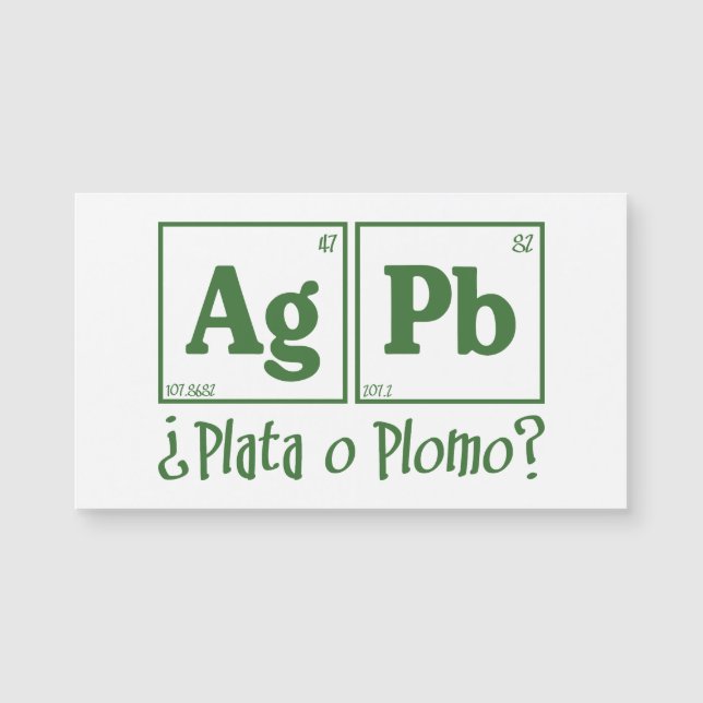 Plata o Diplomo (Devant)