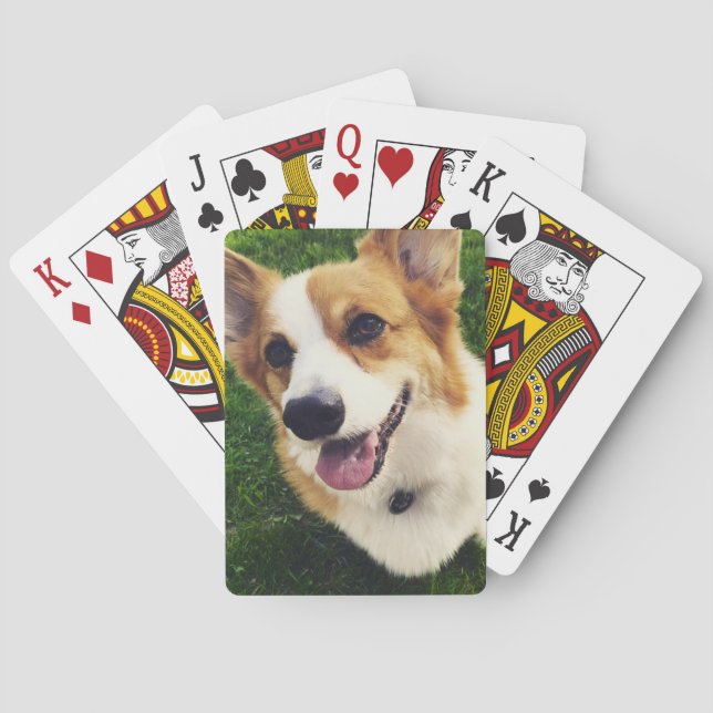 Plate-forme de corgi des cartes de jeu (dos)