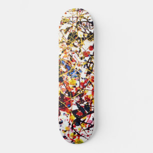 Plate-forme de peinture colorée Skateboard