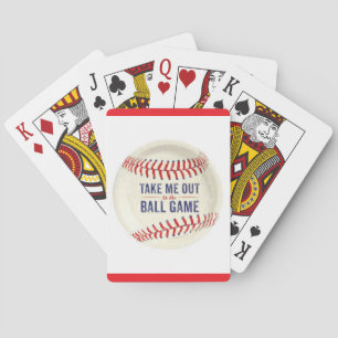 Plate-forme des cartes de jeu avec un base-ball