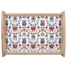 Antique coloré Indien Floral Motif Motif