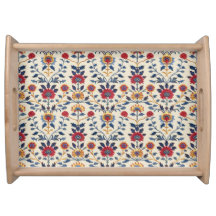 Antique coloré Indien Floral Motif Motif