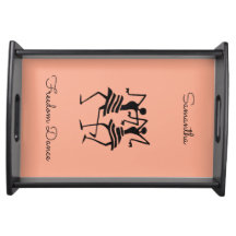 Danseurs de silhouette merveilleux et heureux