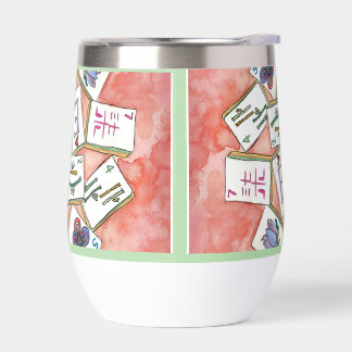 plateau de carreaux rose