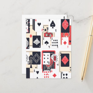 Plateau de cartes Moderne Abstrait