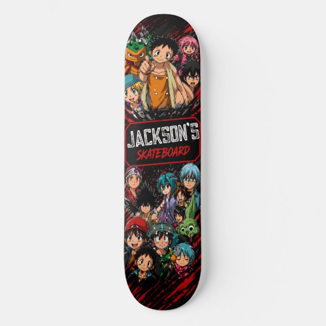 Plateau de skateboard personnalisé avec cadeau d'a (Recto)