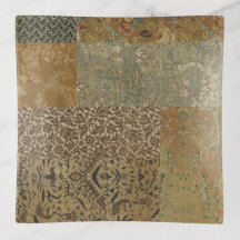 Plateau de tringle à patchwork vintage