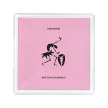 Batteur en silhouette du Kenya African Art génial