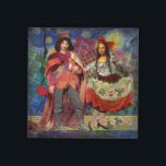 Plateau En Acrylique Mona Lisa Romantic Funny Art coloré<br><div class="desc">Cette merveilleuse invitation prend des éléments de la Mona Lisa et de Van Gogh's Starry nuit pour faire un thème mariage exceptionnellement unique et fantasque stationnaire pour une invitation, merci, numéro de table, et plus encore! Mona Lisa - Cette image présente la Mona Lisa avec son homme, dansant dans la...</div>