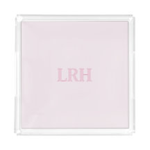 Monogramme Rose Initial Minimaliste Moderne