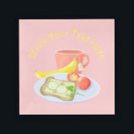 Plateau En Acrylique Petit déjeuner<br><div class="desc">Motif petit-déjeuner simple peint à la main.</div>