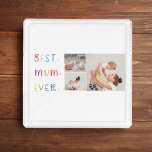 Plateau En Acrylique Photo Collage moderne et coloré Meilleur cadeau de<br><div class="desc">Un collage photo moderne et le cadeau coloré "Best Mom Ever" est un cadeau réfléchi et personnalisé pour toute mère. La photo de collage est une collection de différentes images qui ont été arrangées avec art pour former une composition cohésive et visuellement attrayante. Ces photos peuvent présenter des souvenirs chéris,...</div>