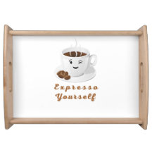 Exprimez-vous – Tee drôle de café souriant