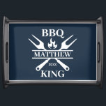 Plateau Funny BBBQ Grill Master Barbecue personnalisé King<br><div class="desc">Funny BBBQ Grill Master Barbecue personnalisé Meilleur</div>