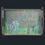 Plateau Gustav Klimt - Rosiers sous les arbres<br><div class="desc">Rosiers sous les arbres / Roses sous les arbres par Gustav Klimt en 1905</div>