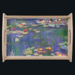 Plateau Monet Water Lilies Chef-d'oeuvre Peinture<br><div class="desc">Monet Water Lilies - Ce tableau Monet classique a été peint par Claude Monet en 1916. Il fait partie de sa célèbre collection de nénuphars où il peint dans son jardin à Giverney,  France. Un tableau de chef-d'oeuvre.</div>