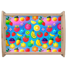 Motif de fruits tropicaux pour une décoration de c