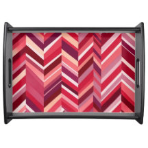 Rouge rose mauve Chevron